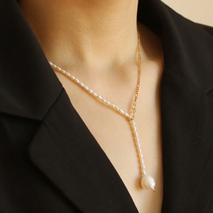 Freedom Pearl Necklace - Jolicc Studio