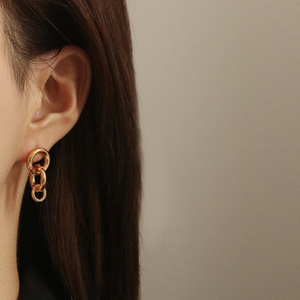 Triple Hoops Earring - Jolicc Studio