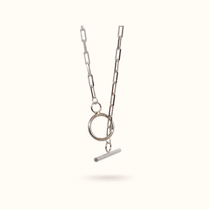 Classic Rectangle Chain Necklace - Jolicc Studio
